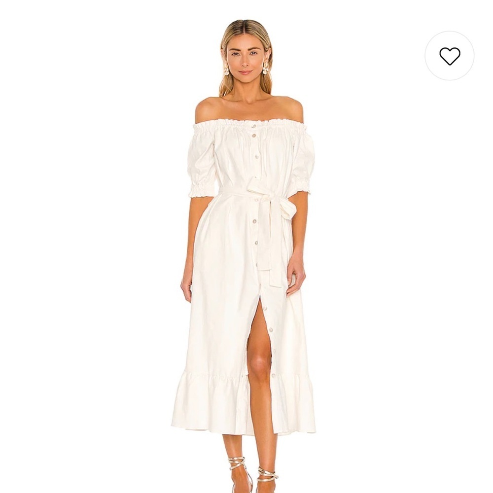 Tularosa Kami Midi Dress in Ivory